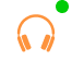 Customer support headset icon indicating live team availability.