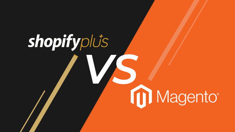 Magento vs. Shopify illustration